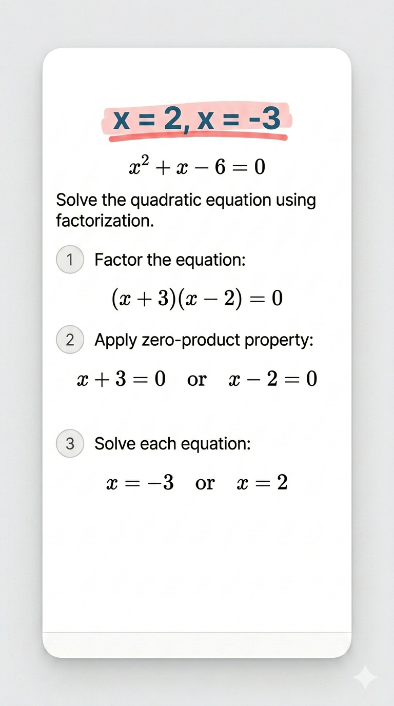 Solvork math solution